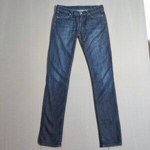 Citizens of Humanity Jeans Kelly 001 women's size 27 ink blue stretch low waist